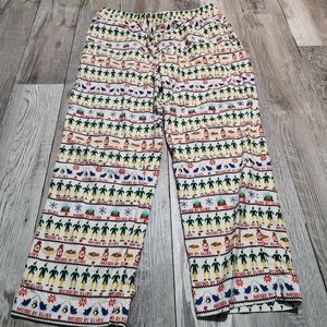 Hanna Andersson ELF Adult Pajama Pants Fair Isle Christmas